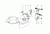 Toro 20103 - Lawnmower, 1991 (1000001-1999999) Pièces détachées BRAKE ASSEMBLY