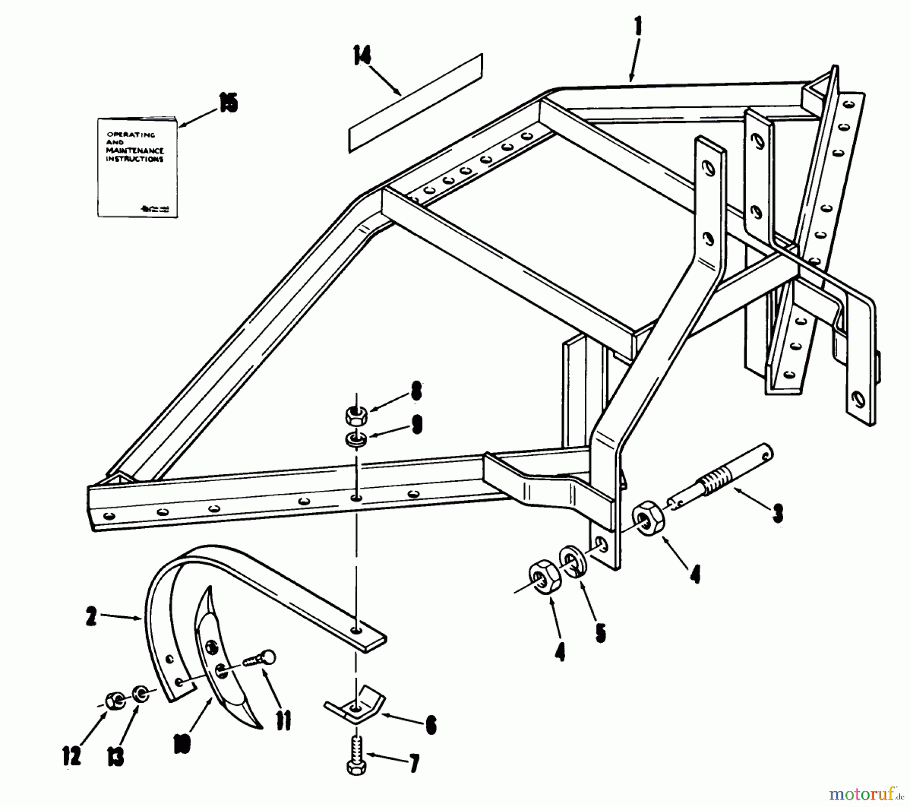  Toro Neu Accessories, Tiller/Cultivator 07-34CM01 - Toro 34