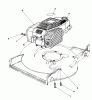 Toro 20210 - Lawnmower, 1991 (1000001-1999999) Pièces détachées ENGINE ASSEMBLY