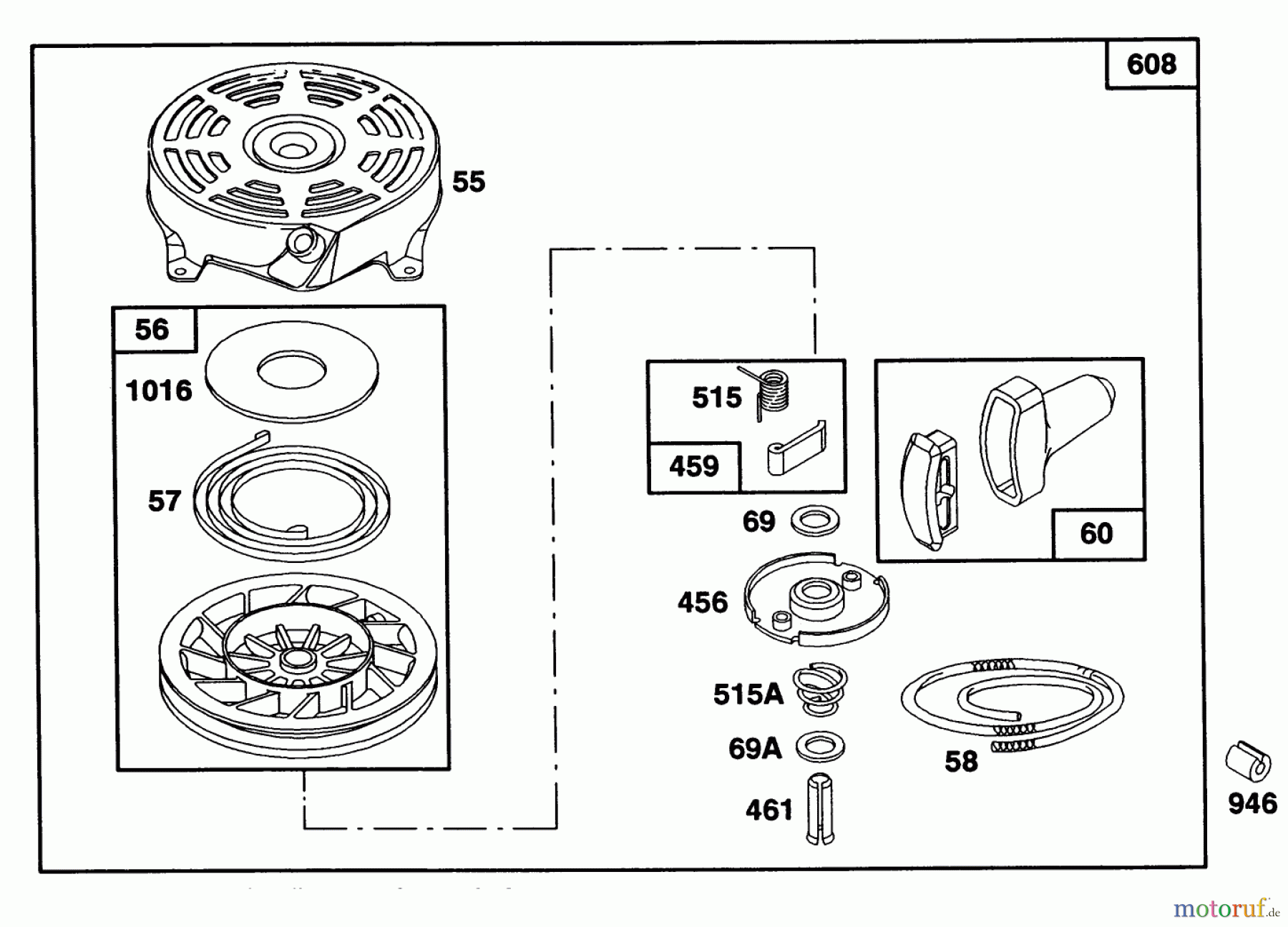  Toro Neu Mowers, Walk-Behind Seite 1 20214 - Toro Lawnmower, 1992 (2000001-2999999) ENGINE BRIGGS & STRATTON MODEL 124702-3115-01 #5