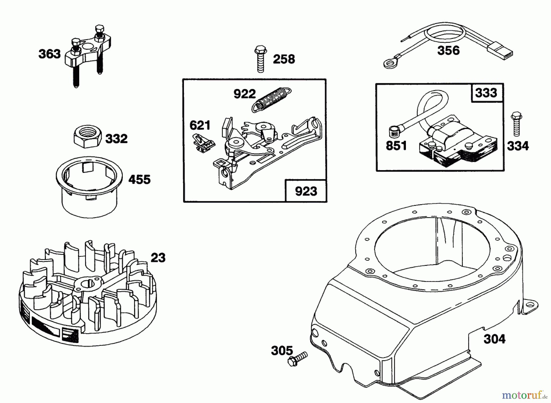  Toro Neu Mowers, Walk-Behind Seite 1 20217 - Toro Lawnmower, 1992 (2000001-2999999) ENGINE BRIGGS & STRATTON MODEL 124702-3115-01 #6