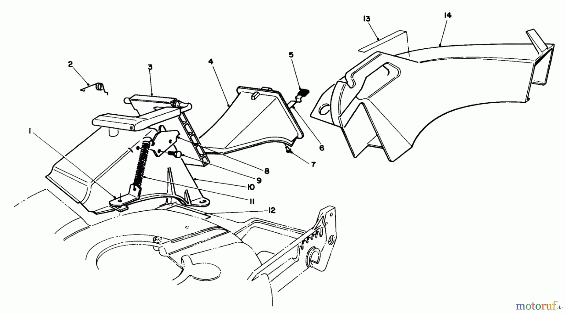 Toro Neu Mowers, Walk-Behind Seite 1 20321 - Toro Lawnmower, 1992 (2000001-2999999) RECYCLER SIDE DISCHARGE KIT MODEL NO. 59189 (OPTIONAL)