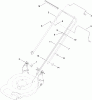 Toro 20330C - 22" Recycler Lawn Mower, 2010 (310000001-310999999) Pièces détachées HANDLE ASSEMBLY