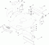 Toro 20350 - 22" Recycler Lawn Mower, 2010 (310000001-310001316) Pièces détachées HOUSING ASSEMBLY