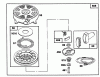 Toro 20435WF - 21" Recycler II Super Pro, 1993 (39000001-39999999) Pièces détachées ENGINE BRIGGS & STRATTON MODEL 124702-3115-01 #5
