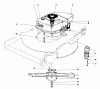 Toro 20440 - Lawnmower, 1975 (5000001-5999999) Pièces détachées ENGINE ASSEMBLY