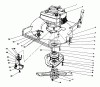 Toro 20532 - Lawnmower, 1989 (9000001-9999999) Pièces détachées ENGINE AND BLADE BRAKE CLUTCH ASSEMBLY