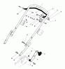 Toro 20560 - Lawnmower, 1983 (3000001-3999999) Pièces détachées HANDLE ASSEMBLY