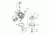 Toro 20586 - Lawnmower, 1988 (8000001-8999999) Pièces détachées CARBURETOR NO. 632098