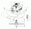 Toro 20660 - Lawnmower, 1975 (5000001-5999999) Pièces détachées ENGINE ASSEMBLY