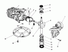 Toro 20680 - Lawnmower, 1986 (6000001-6999999) Pièces détachées CRANKSHAFT ASSEMBLY