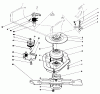 Toro 20684 - Lawnmower, 1987 (7000001-7999999) Pièces détachées BLADE BRAKE CLUTCH ASSEMBLY