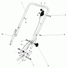 Toro 20700 - Lawnmower, 1980 (0000001-0999999) Pièces détachées HANDLE ASSEMBLY