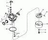 Toro 20772 - Lawnmower, 1979 (9000001-9999999) Pièces détachées CARBURETOR NO. 632050