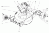 Toro 20798 - Lawnmower, 1980 (0000001-0999999) Pièces détachées HOUSING ASSEMBLY