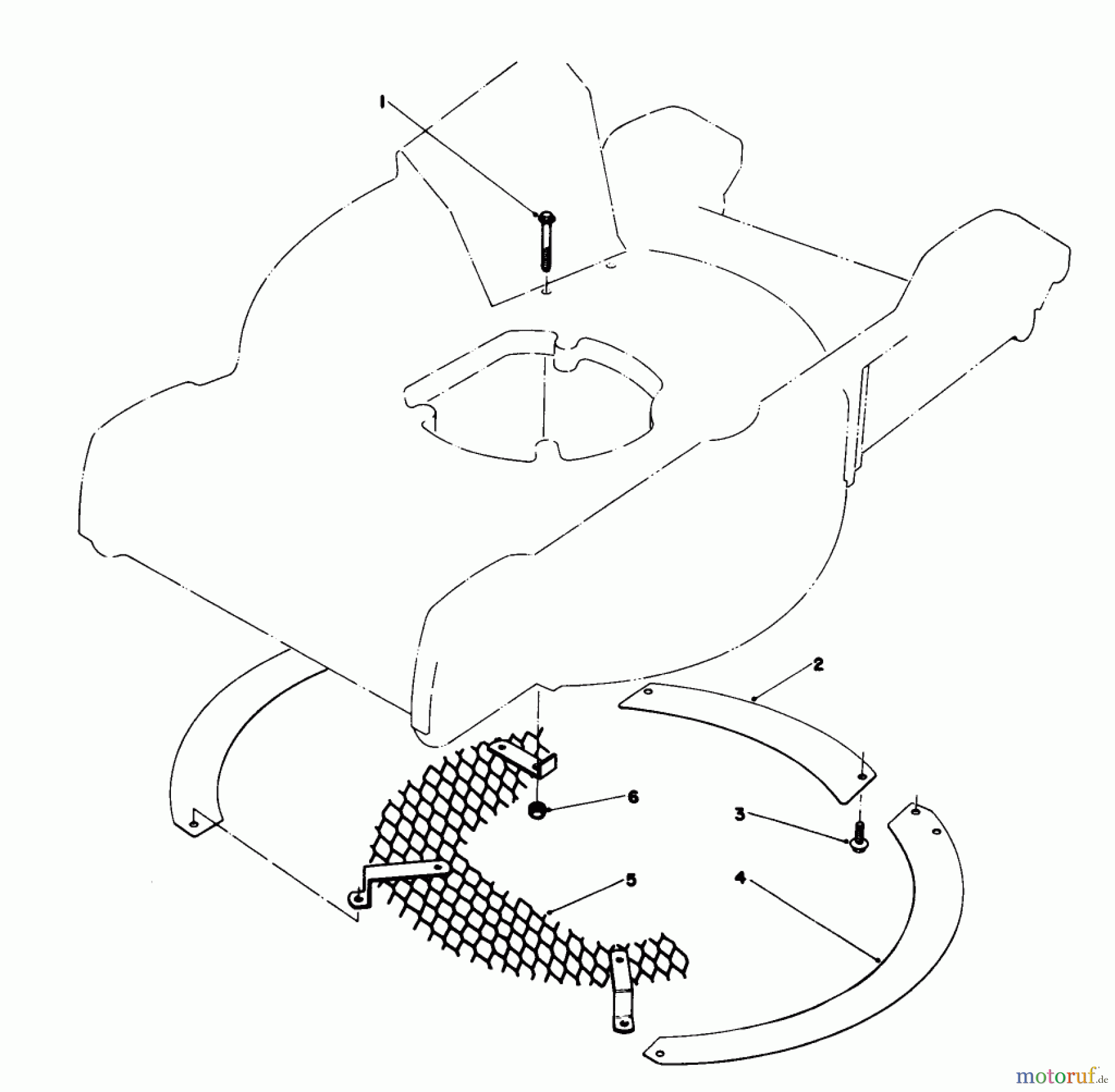  Toro Neu Mowers, Walk-Behind Seite 1 20798 - Toro Lawnmower, 1980 (0000001-0999999) LEAF SHREDDER KIT NO. 37-0120 (OPTIONAL)