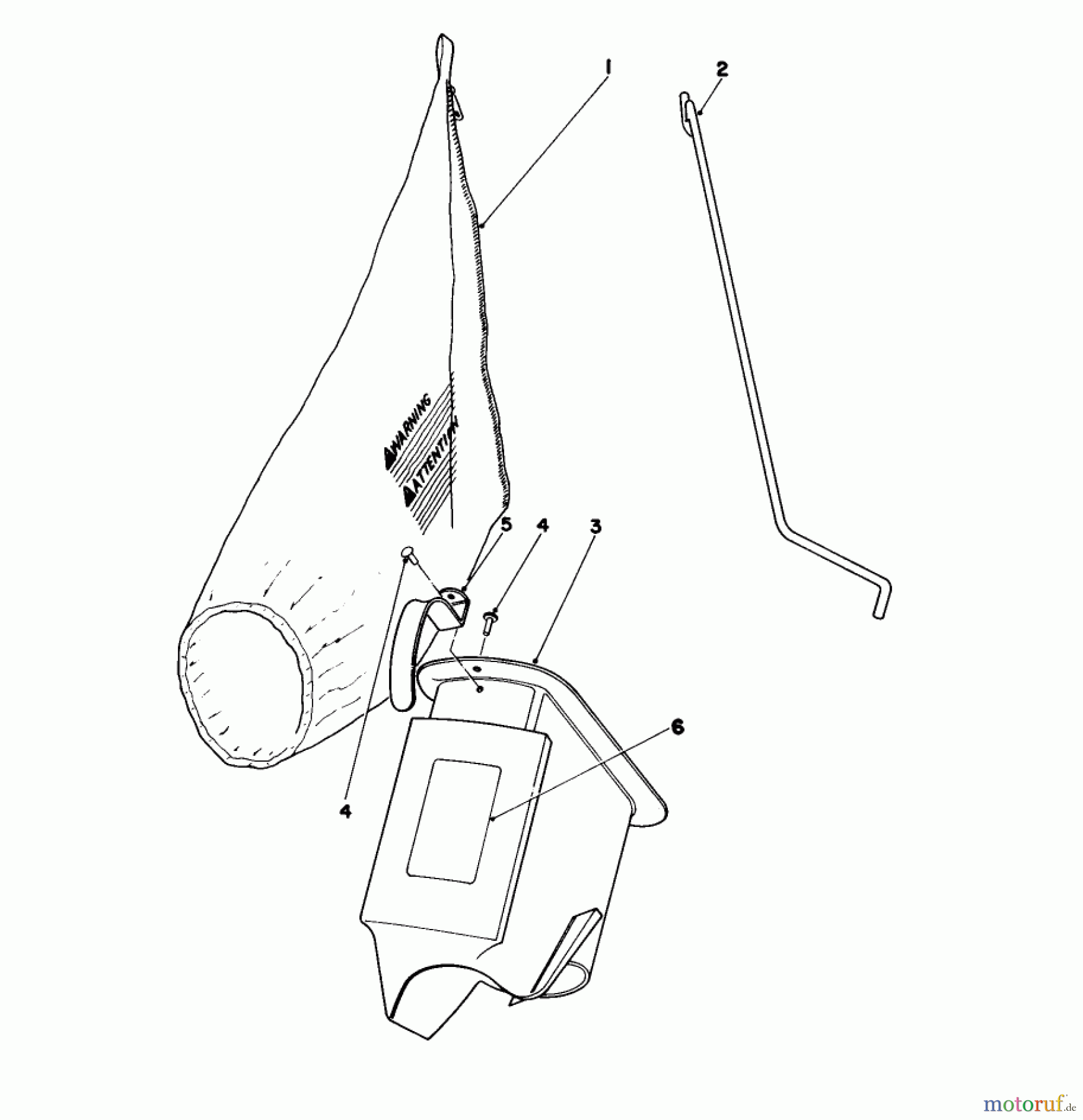  Toro Neu Mowers, Walk-Behind Seite 2 21738 - Toro Whirlwind Lawnmower, 1979 (9000001-9999999) BAGGING KIT NO. 36-8380 (OPTIONAL)