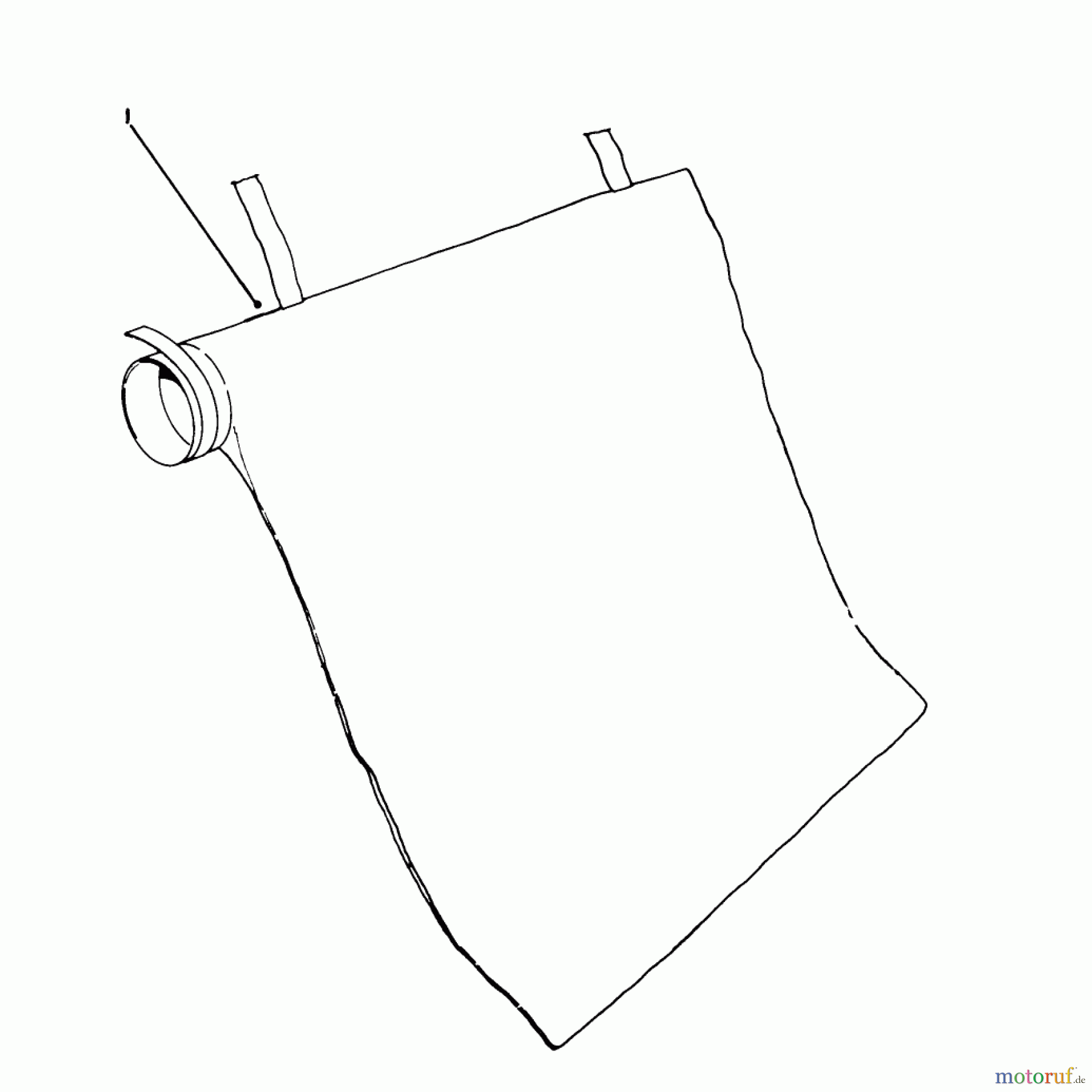 Toro Neu Blowers/Vacuums/Chippers/Shredders 51547 (700) - Toro 700 Rake-O-Vac, 1993 (39000001-39014999) BAG ASSEMBLY