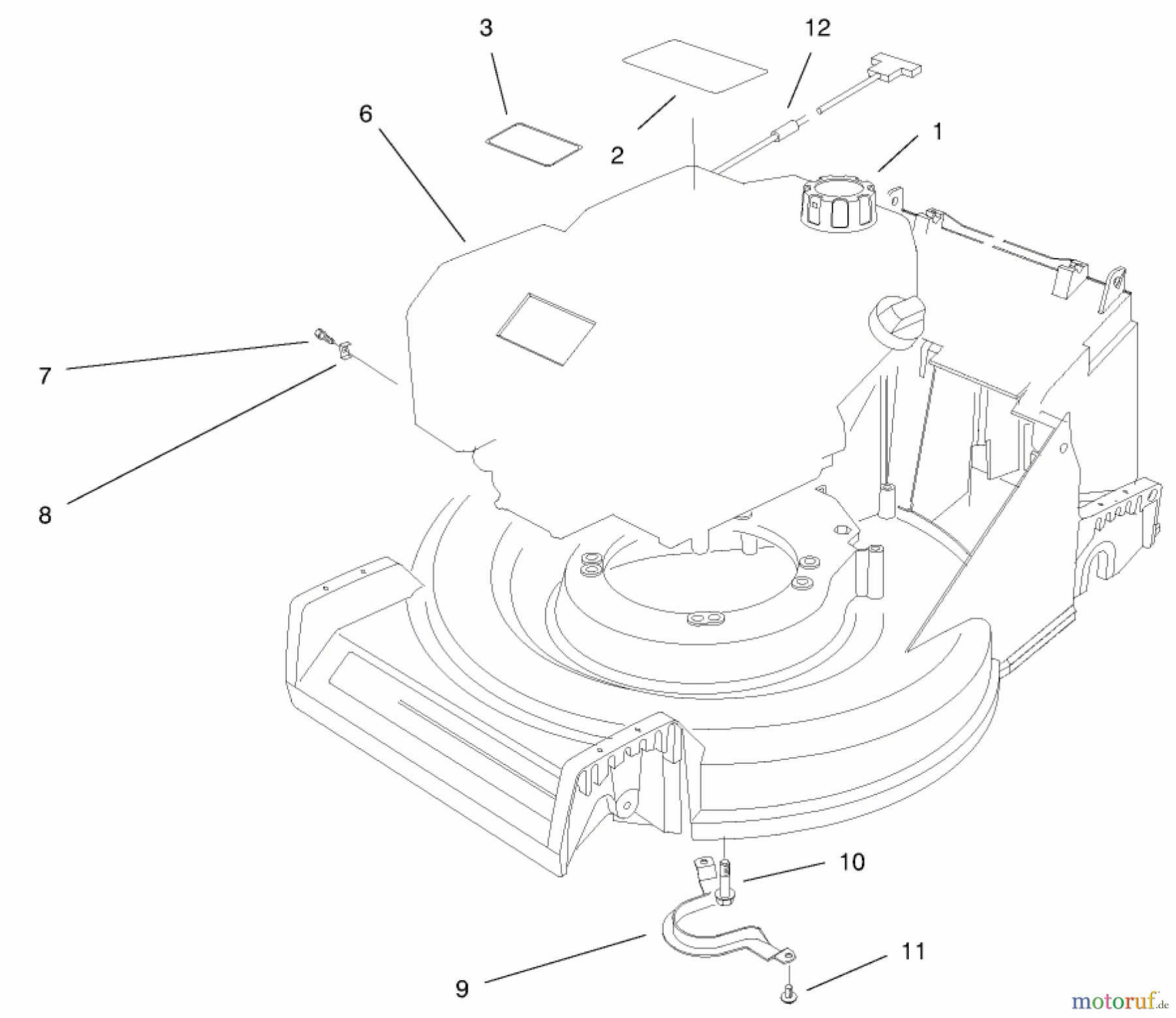  Toro Neu Mowers, Walk-Behind Seite 2 26637 - Toro Lawnmower, 2000 (200000001-200999999) ENGINE ASSEMBLY