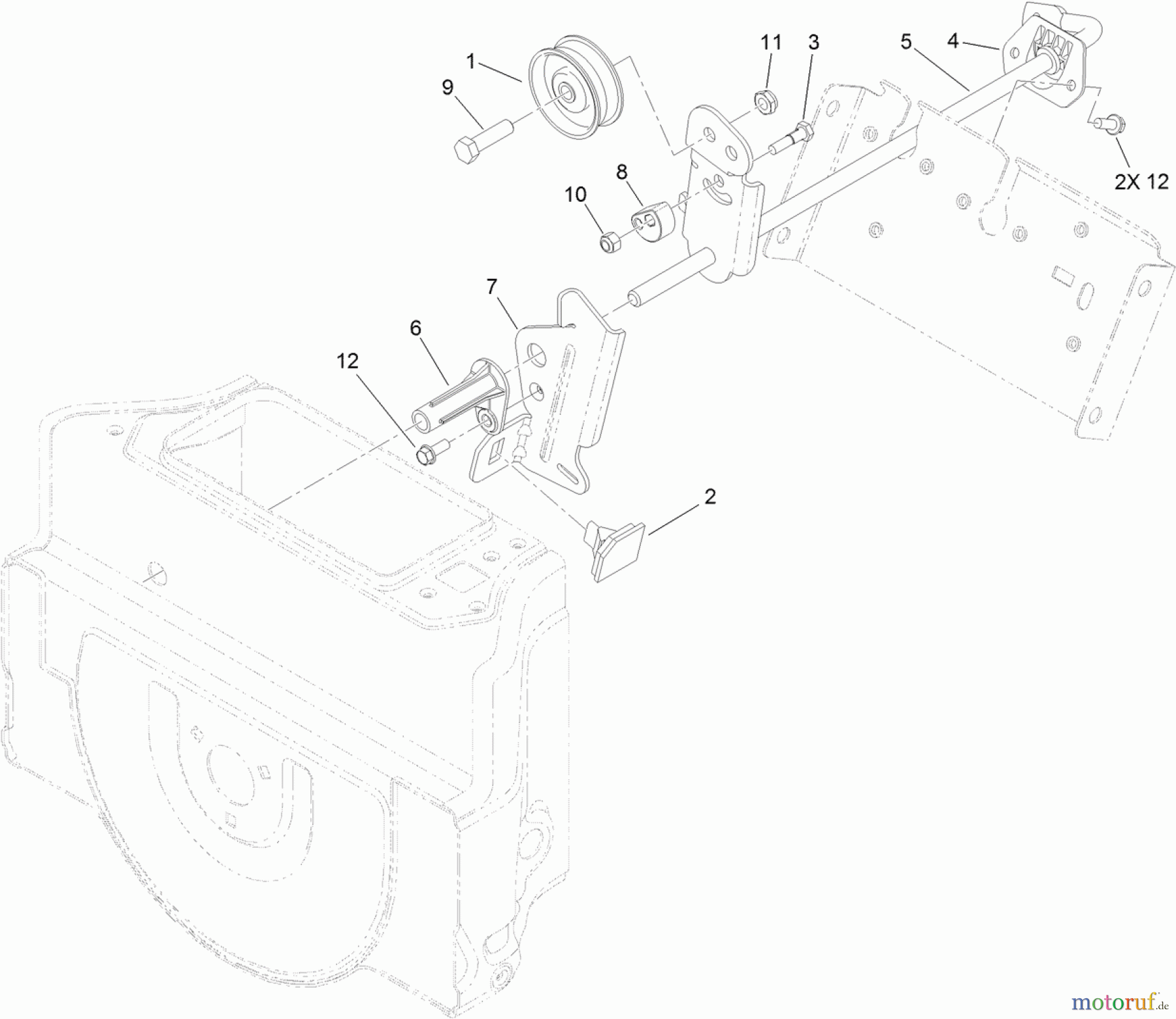  Toro Neu Snow Blowers/Snow Throwers Seite 1 37771 - Toro Power Max 726 OE Snowthrower, 2013 (SN 313000001-313999999) IMPELLER DRIVE ASSEMBLY