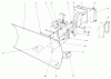 Toro 38010 (421) - 421 Snowthrower, 1981 (1000001-1999999) Pièces détachées GRADER BLADE ASSEMBLY (MODEL NO. 59099)