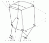 Toro 38155 (826) - 826 Snowthrower, 1983 (3000001-3999999) Pièces détachées SNOW CAB ASSEMBLY (MODEL NO. 12-8100)(OPTIONAL)