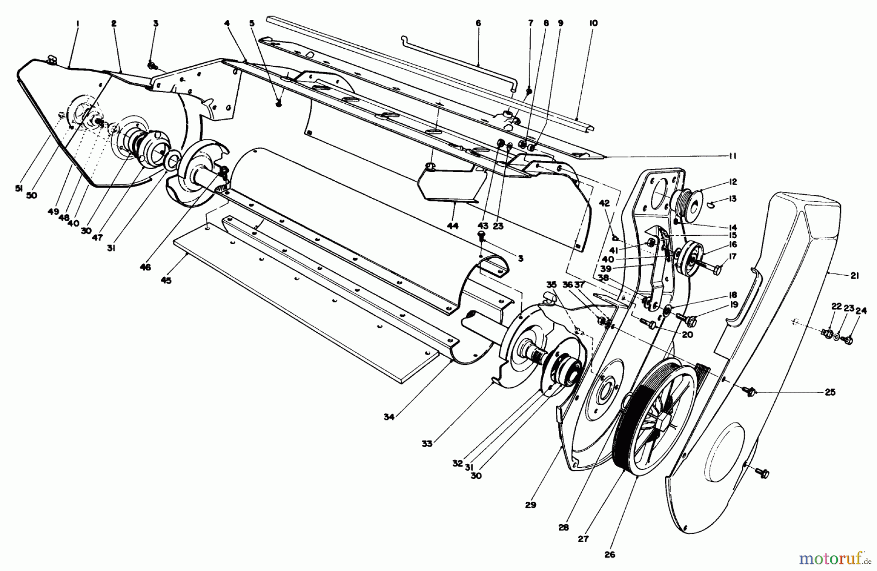  Toro Neu Snow Blowers/Snow Throwers Seite 1 38162 (S-620) - Toro S-620 Snowthrower, 1988 (8000001-8999999) LOWER MAIN FRAME ASSEMBLY