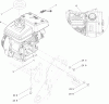 Toro 38273 - Powerlite Snowthrower, 2011 (311000001-311003000) Pièces détachées ENGINE AND MOUNTING ASSEMBLY