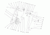 Toro 38414 (2400) - CCR 2400 Snowthrower, 1998 (8900001-8999999) Pièces détachées PULLEY AND COVER ASSEMBLY