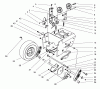 Toro 38556 (1028) - 1028 Power Shift Snowthrower, 1998 (8900001-8999999) Pièces détachées TRACTION DRIVE ASSEMBLY