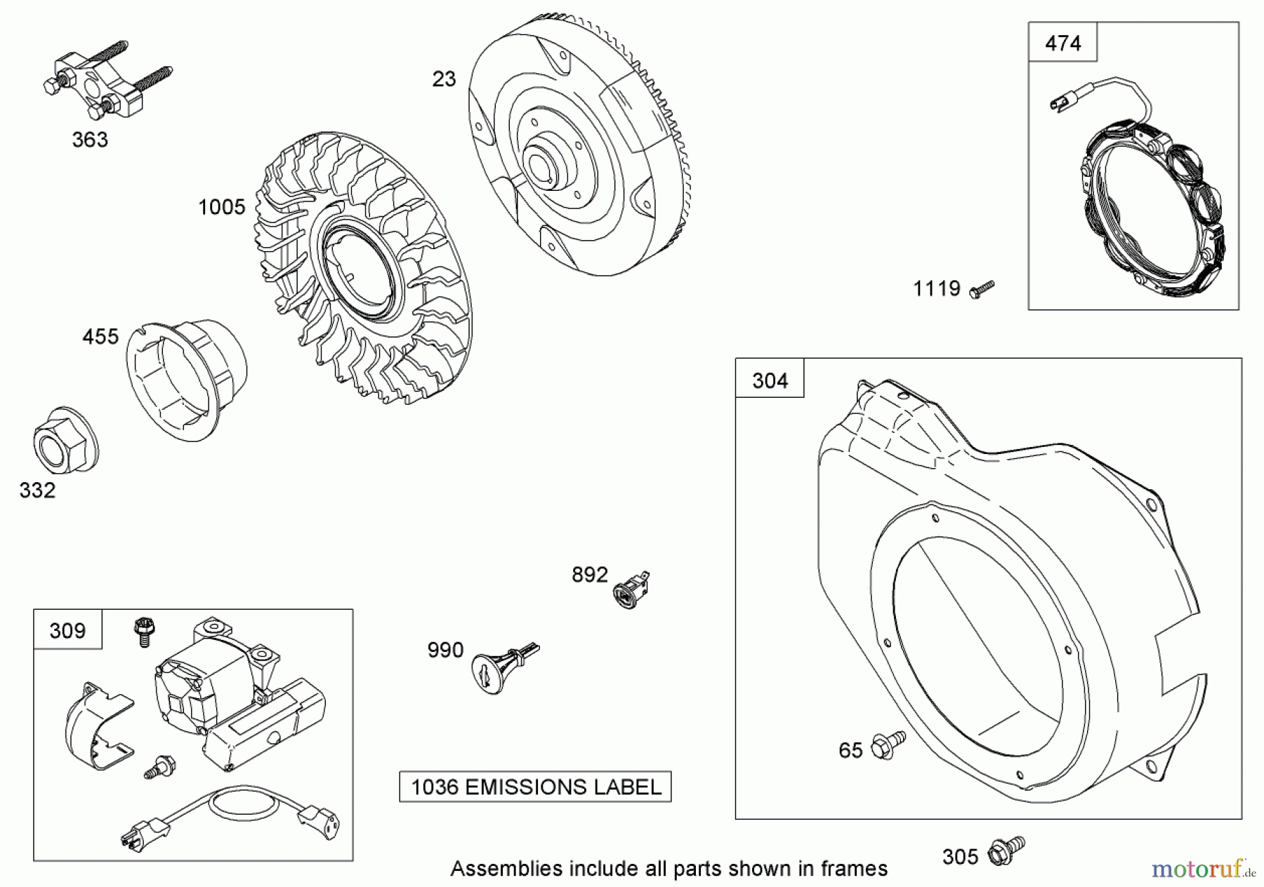  Toro Neu Snow Blowers/Snow Throwers Seite 2 38637 (828 OXE) - Toro Power Max 828 OXE Snowthrower, 2009 (290000001-290999999) BLOWER HOUSING ASSEMBLY BRIGGS AND STRATTON 15D104-0112-E1