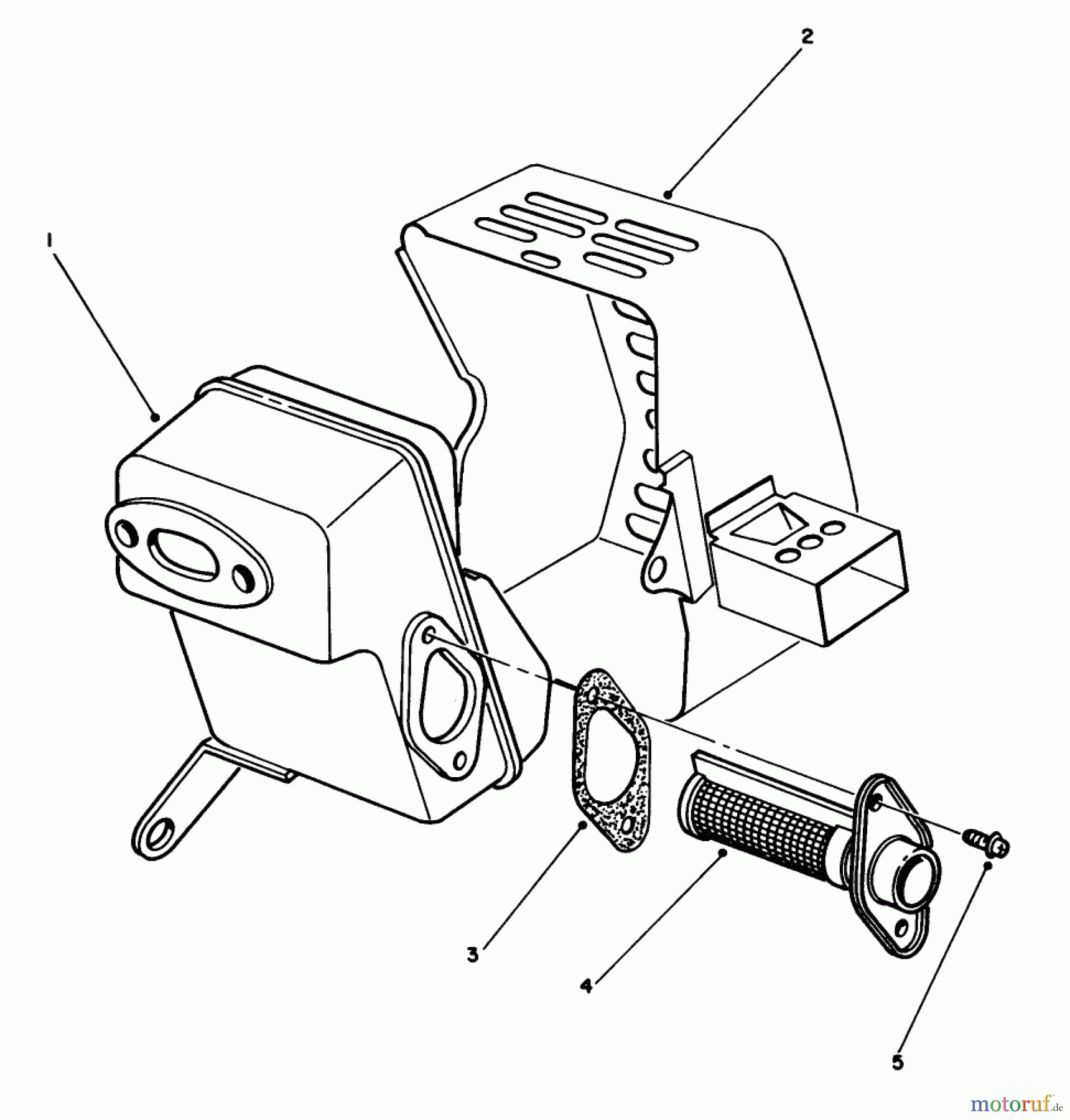  Toro Neu Trimmers, String/Brush 51645 (TC 5000) - Toro TC 5000 Gas Trimmer, 1988 (8000001-8999999) SPARK ARRESTOR MUFFLER KIT NO. 55-7400