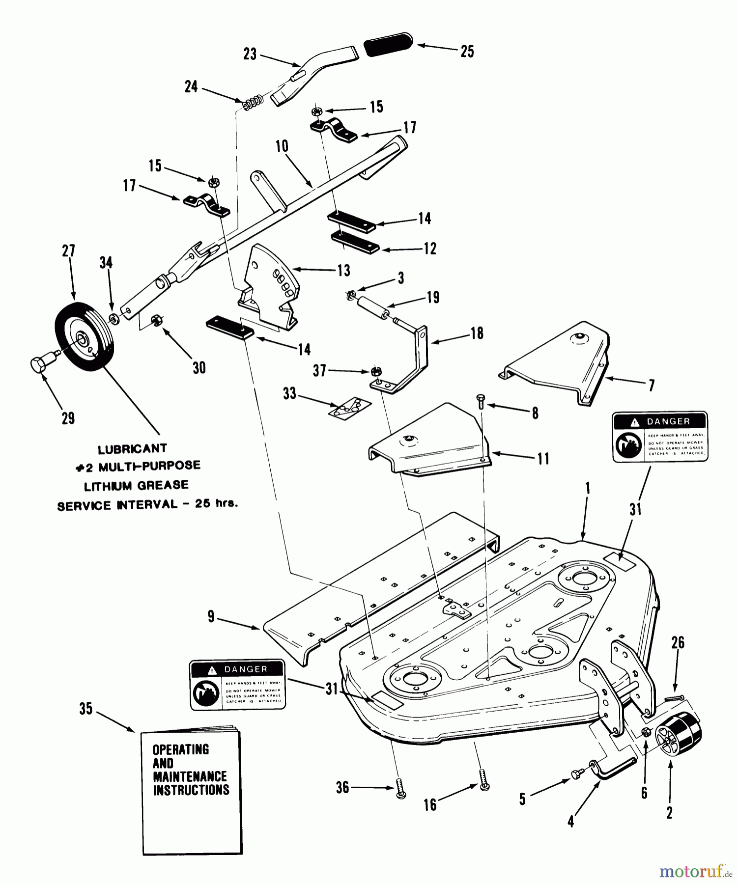  Toro Neu Mowers, Deck Assembly Only 05-42SB05 - Toro 42