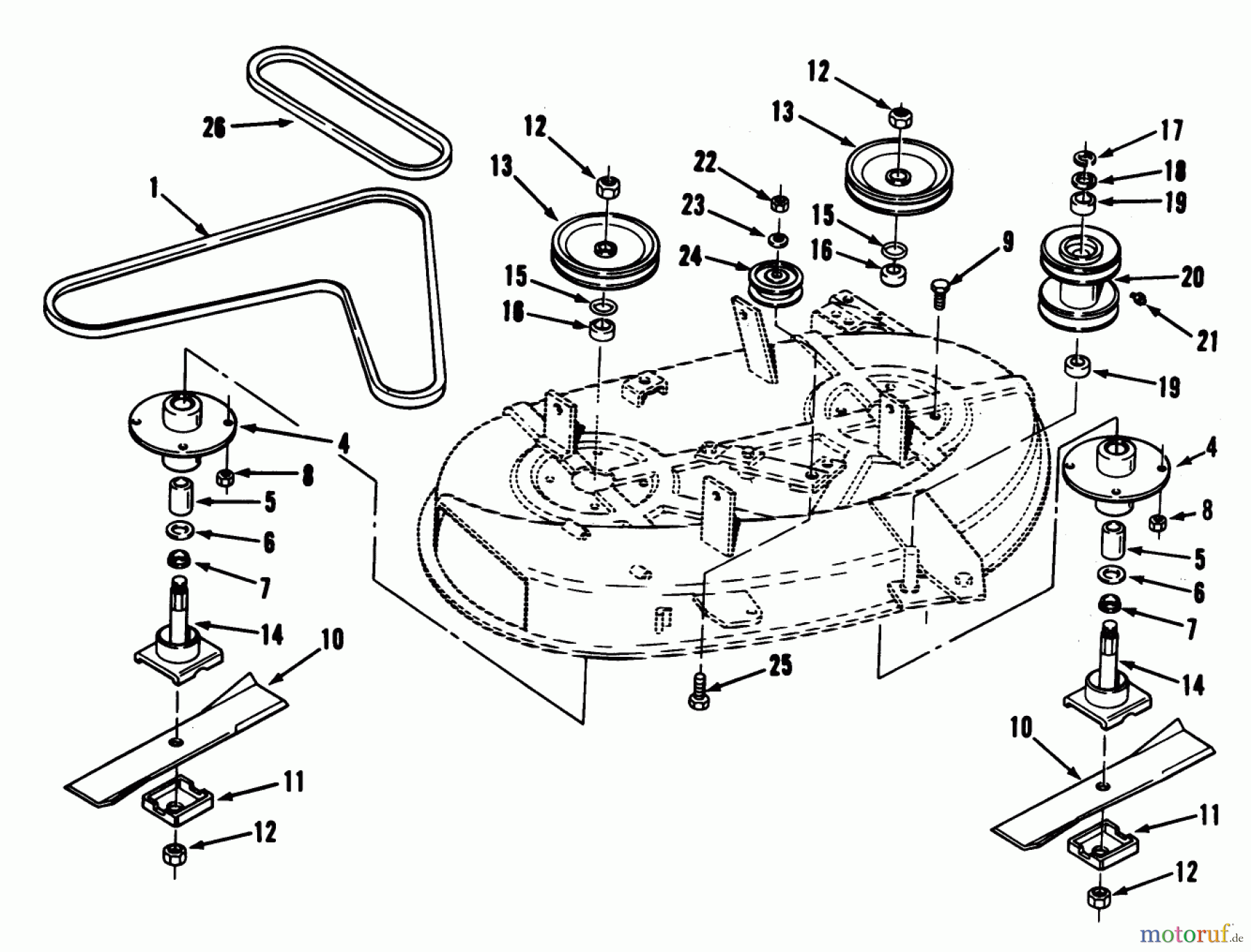  Toro Neu Mowers, Deck Assembly Only 05-38SY02 - Toro 38