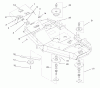 Mähdecks 74208 - Toro 62" Side Discharge Mower (SN: 890001 - 899999) (1998) Pièces détachées SPINDLES, BLADES, AND DEFLECTOR
