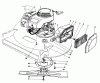 Rasenmäher 22035 - Toro Walk-Behind Mower (SN: 1000001 - 1999999) (1991) Pièces détachées ENGINE ASSEMBLY (MODEL 22035)