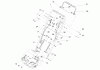Rasenmäher 22176TE - Toro 53cm Heavy-Duty Recycler Mower (SN: 260000001 - 260999999) (2006) Pièces détachées HANDLE ASSEMBLY