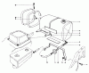 Rasenmäher 22510 - Toro Walk-Behind Mower (SN: 7000001 - 7999999) (1987) Pièces détachées GAS TANK ASSEMBLY