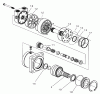 Compact Utility Attachments 22459 - Toro Trencher Head, Dingo Compact Utility Loader (SN: 230000001 - 230999999) (2003) Pièces détachées HYDRAULIC MOTOR ASSEMBLY NO. 104-1946