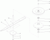 Rasenmäher für Großflächen 30072 - Toro Commercial Walk-Behind Mower, Floating Deck, T-Bar, Gear Drive, 32" Cutting Unit (SN: 311000001 - 311999999) (2011) Pièces détachées SPINDLE AND BLADE ASSEMBLY