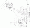 Rasenmäher für Großflächen 30099 - Toro Commercial 52" Walk-Behind Mower, Floating Deck, T-Bar, Gear Drive, TURBO FORCE Cutting Unit (SN: 270000001-270999999) (2007) Pièces détachées ENGINE AND CLUTCH ASSEMBLY