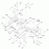Rasenmäher für Großflächen 30259 - Toro Mid-Size ProLine Mower, Gear Drive, 17 hp, 44" Side Discharge Deck (SN: 210010001 - 210999999) (2001) Pièces détachées DECK ASSEMBLY