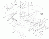 Rasenmäher für Großflächen 30260 - Toro Mid-Size ProLine Mower, Gear Drive, 17 hp, 52" Side Discharge Deck (SN: 210010001 - 210999999) (2001) Pièces détachées DECK ASSEMBLY