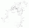 Rasenmäher für Großflächen 30291 - Toro Mid-Size ProLine Mower, Hydro Drive, 15 hp, 44" Side Discharge Deck (SN: 210005001 - 210999999) (2001) Pièces détachées HYDRAULIC HOSE ASSEMBLY
