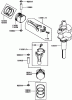 Rasenmäher für Großflächen 30518 - Toro Mid-Size ProLine Mower, Pistol Grip, Gear Drive, 13 HP, 32" Side Discharge Deck (SN: 240000001 - 240999999) (2004) Pièces détachées PISTON AND CRANKSHAFT ASSEMBLY KAWASAKI FH381V-AS25