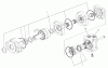 Compact Utility Attachments 22801 - Toro Universal Swivel Auger Head, Dingo and Dingo TX (SN: 200000001 - 200999999) (2000) Pièces détachées HYDRAULIC MOTOR ASSEMBLY NO. 100-4657