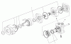 Compact Utility Attachments 22801 - Toro Universal Swivel Auger Head, Dingo and Dingo TX (SN: 210000001 - 210999999) (2001) Pièces détachées HYDRAULIC MOTOR ASSEMBLY NO. 100-4657