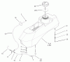 Zerto-Turn Mäher 74167TE (Z153) - Toro Z Master Mower, 132cm SFS Side Discharge Deck (SN: 240000001 - 240999999) (2004) Pièces détachées FUEL SYSTEM ASSEMBLY