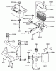 Zerto-Turn Mäher 74173 (Z149) - Toro Z Master Mower, 52" SFS Side Discharge Deck (SN: 990001 - 999999) (1999) Pièces détachées AIR-FILTER/MUFFLER ASSEMBLY KAWASAKI FH601V-S07