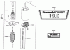Zerto-Turn Mäher 74173 (Z149) - Toro Z Master Mower, 52" SFS Side Discharge Deck (SN: 990001 - 999999) (1999) Pièces détachées STARTER/DECALS - KAWASAKI FH601V-S07